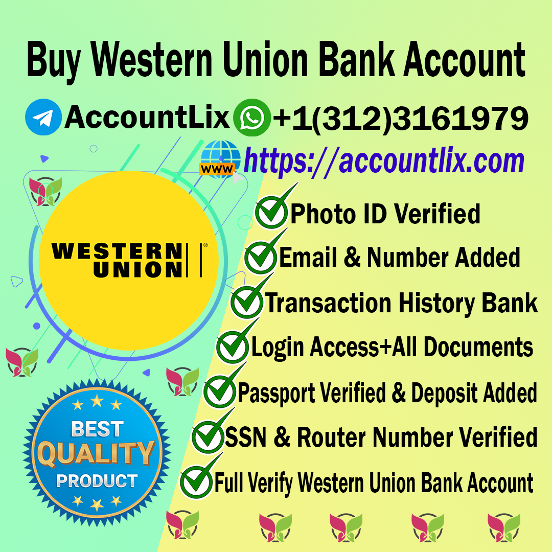 Buy Verified Western Union Account